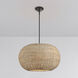 Bemo 3 Light 21.25 inch Oiled Bronze Pendant Ceiling Light